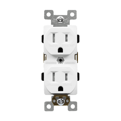 Industrial Grade Heavy Duty 15A Tamper-Resistant Duplex Receptacle, 5-15R