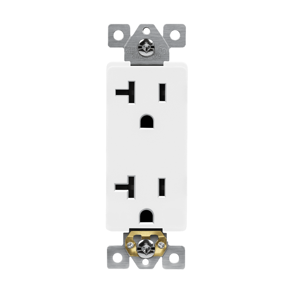 Residential Grade 20A Decorator Receptacle, 5-20R