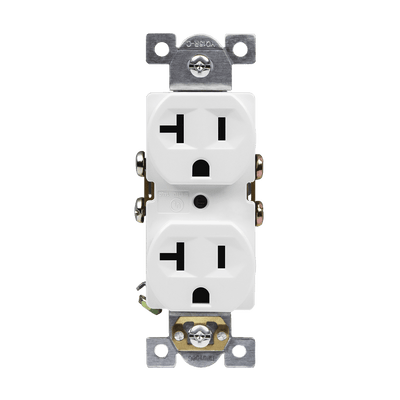 Commercial Grade 20A Duplex Receptacle