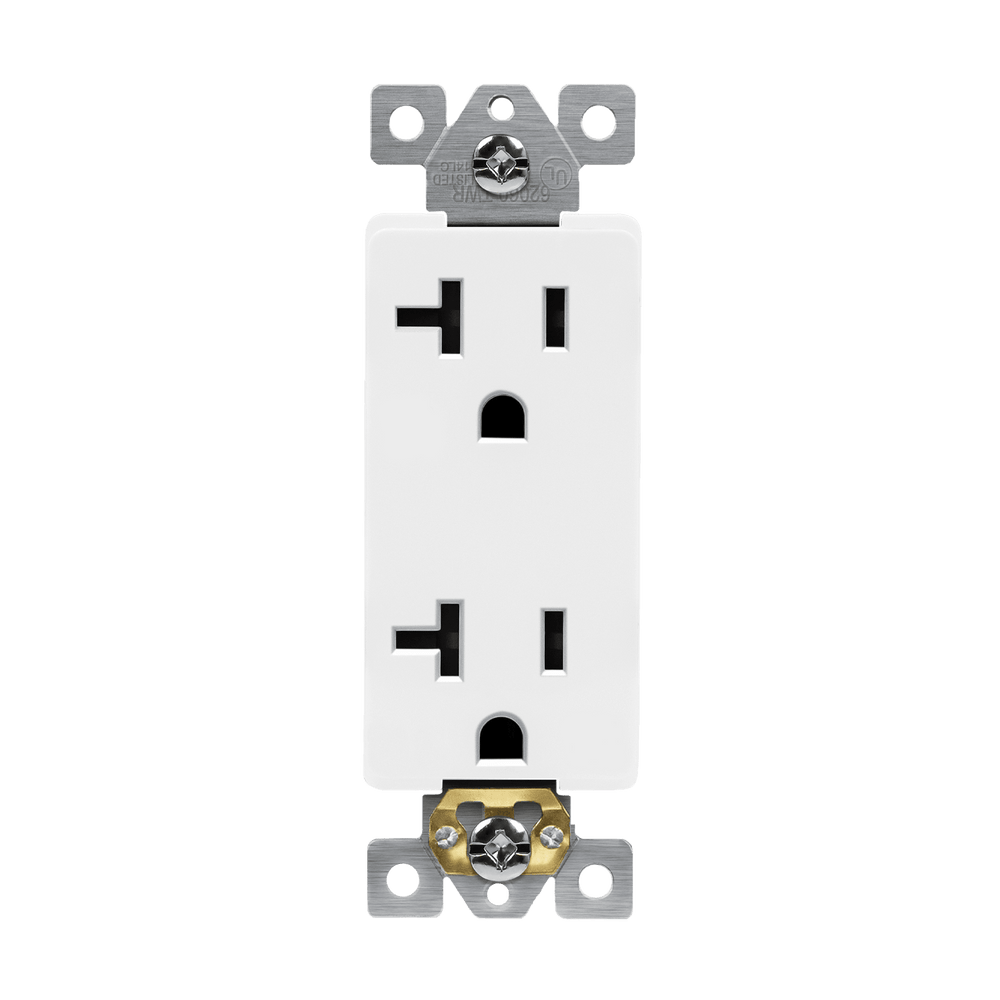 Commercial Grade 20A Decorator Receptacle, 5-20R