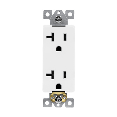 Commercial Grade 20A Decorator Receptacle, 5-20R
