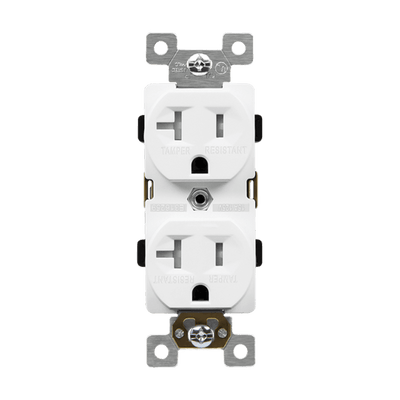Industrial Grade Heavy Duty 20A Tamper-Resistant Duplex Receptacle, 5-20R