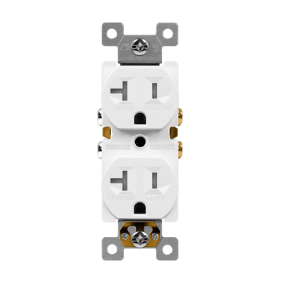 Residential Grade 20A Tamper-Resistant Duplex Receptacle