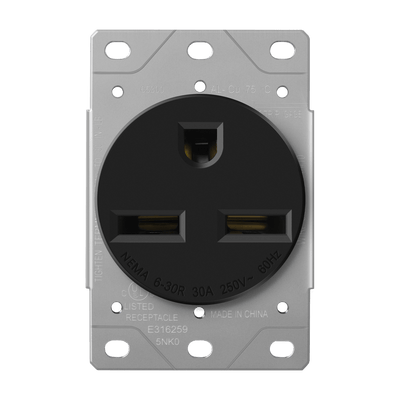 30 Amp, 250V, 2-Pole, 3-Wire, NEMA 6-30R