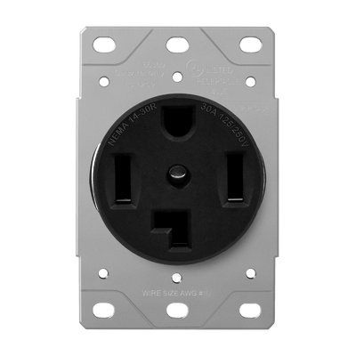 Flush Mount Receptacle NEMA 14-30R