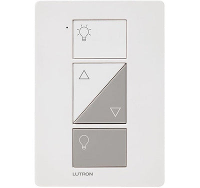 Lutron Caseta Plug-In Lamp Dimmer for Table Lamps, 100W LED Bulbs, PD-3PCL-WH, White