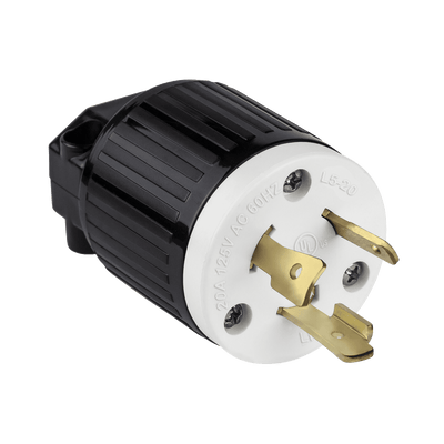 Industrial Grade Locking Plug, 20A, L5-20P
