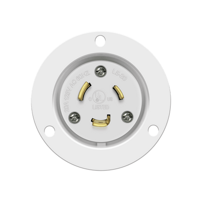 Locking Flanged Inlet, 20A, L5-20PFI