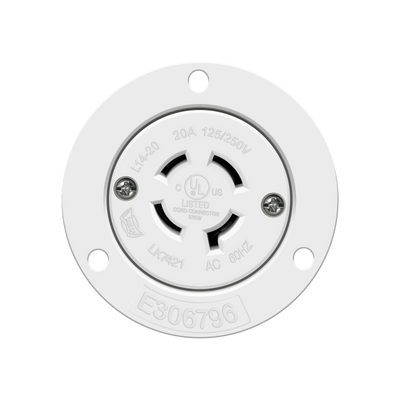 Locking Flanged Outlet, 20A, L14-20RFO