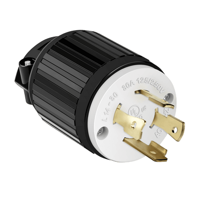 Industrial Grade Locking Plug, 30A, L14-30P
