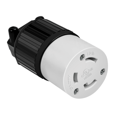 Industrial Grade Locking Cord Connector, 15A, L7-15C
