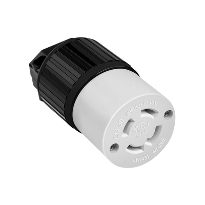 Industrial Grade Locking Cord Connector, 30A, L14-30C