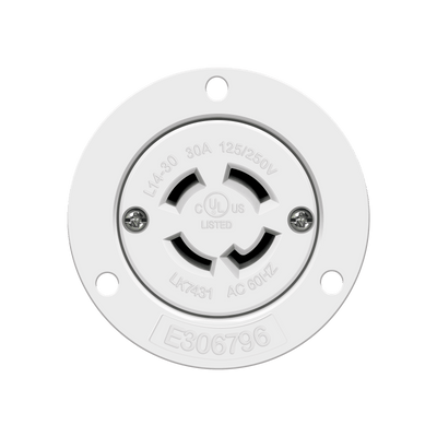 Locking Flanged Outlet, 30A, L14-30RFO