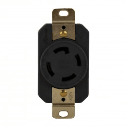 Industrial Grade Locking Receptacle, 30A, L15-30R