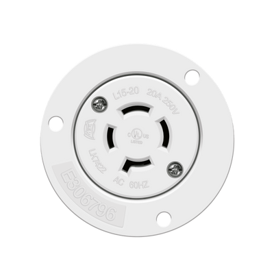 Locking Flanged Outlet, 20A, L15-20RFO