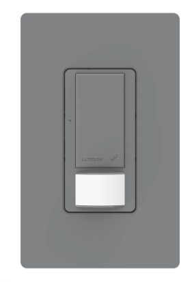 Lutron Vive Maestro Occupancy/Vacancy In-Wall Sensor Switch, 8A Light/4.4A Fan Switching, 120/277V, MRF2S-8SS-GR, Gray