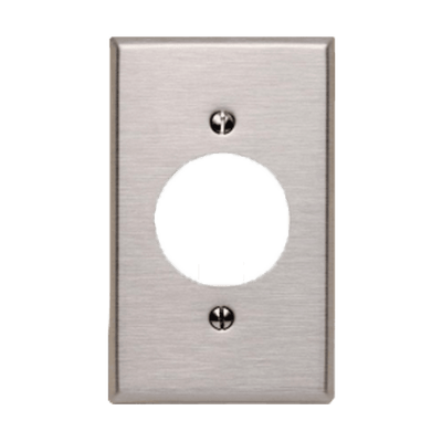 Phone/Cable One-Gang Metal Wall Plate