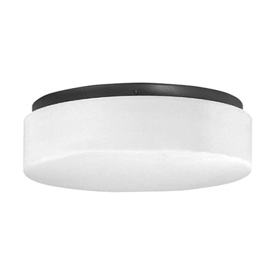 Progress Lighting P730005-031-30 Drums and Clouds 1-Light 11 in LED Drum Flush Mount, Black