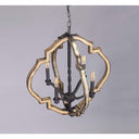 Progress 9694 P4766-71 Spicewood 4-Light Chandelier Light, Gilded Iron