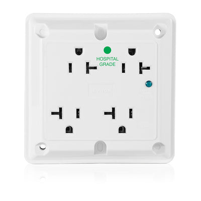 Leviton 8490-W 20 A 125 VAC Surge Protection White