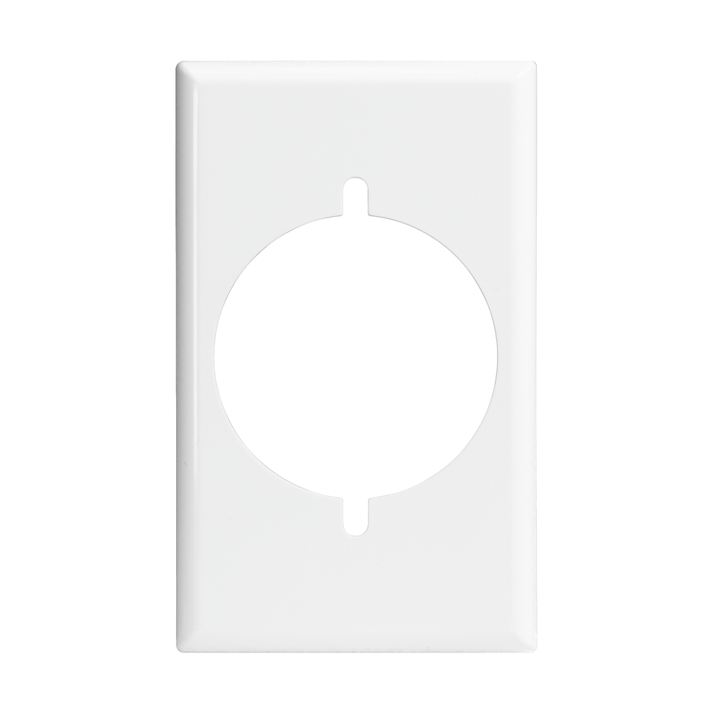 1-Gang Single Receptacle Power Outlet Wall Plate