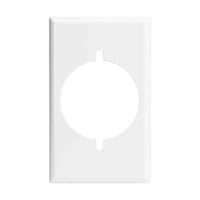 1-Gang Single Receptacle Power Outlet Wall Plate