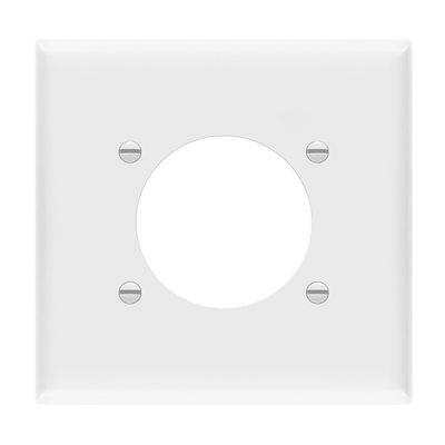 Single Receptacle Power Outlet Wall Plate