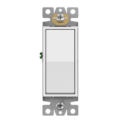 Matte Finish Residential Grade Decorator Switch, Single Pole