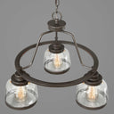 Progress 71286 P400057-020 Judson 3-Light Chandelier Ceiling Light, Antique Bronze