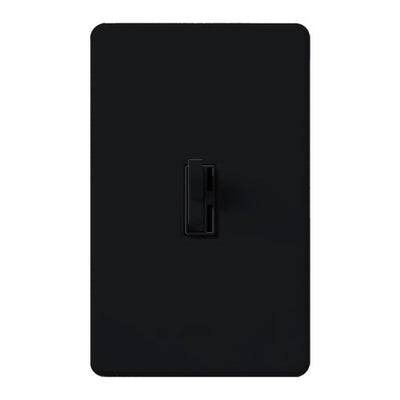Lutron Ariadni Dimmer Switch, 1000W, Incandescent/Halogen Only, 120V, Single Pole/3-Way, AY-103P-BL, Black