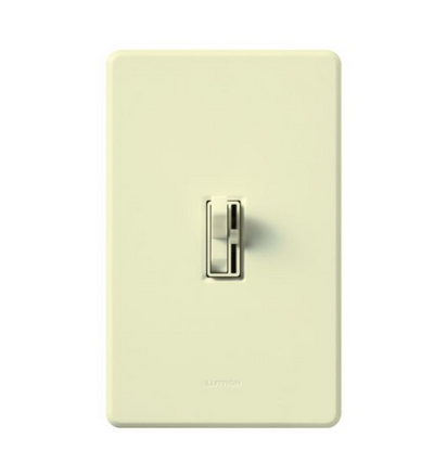 Lutron Ariadni Dimmer Switch, 1000W, Incandescent/Halogen Only, 120V, Single Pole/3-Way, AY-103PH- AL, Almond