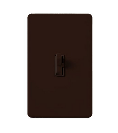 Lutron Ariadni Dimmer Switch, 1000W, Incandescent/Halogen Only, 120V, Single Pole/3-Way, AY-103PH-BR, Brown