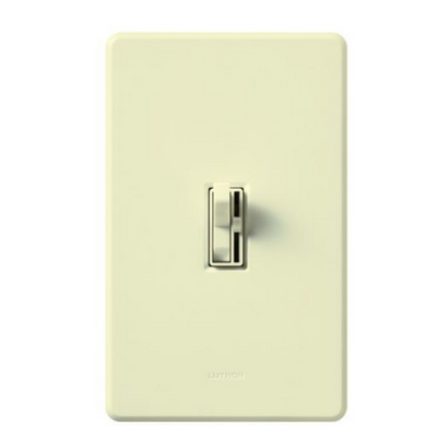 Lutron Ariadni Dimmer Switch, 1000W, Incandescent/Halogen Only, 120V, Single Pole, AY-10PH- AL, Almond