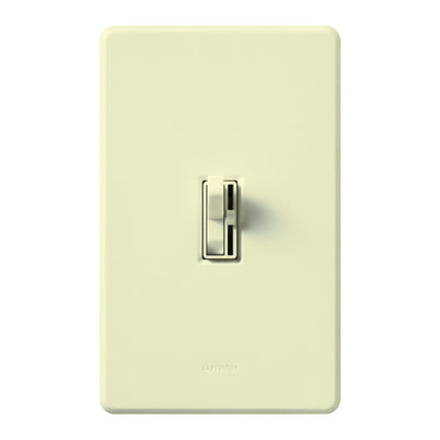 Lutron Ariadni 3-Wire Dimmer for Ballasts/LED Drivers, 1000W/8A, Single Pole/3-Way. Neutral Required, 120V, AYF-103P-AL, Almond
