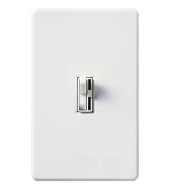 Lutron Ariadni Magnetic Low-Voltage Dimmer Switch, 450W/600VA, Single Pole, 120V, AYLV-600PH-WH, White