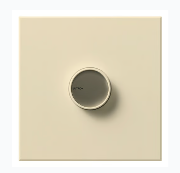 Lutron Centurion Dimmer Switch, 1500W, Incandescent/Halogen Only, Single-pole, 120V, With Wall Plate, C-1500-BE, Beige