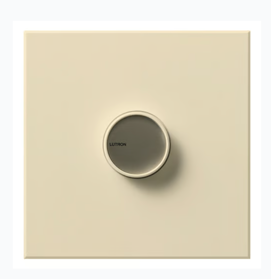 Lutron Centurion Dimmer Switch, 2000W, Incandescent/Halogen Only, Single-pole, 120V, With Wall Plate, C-2000-BE, Beige