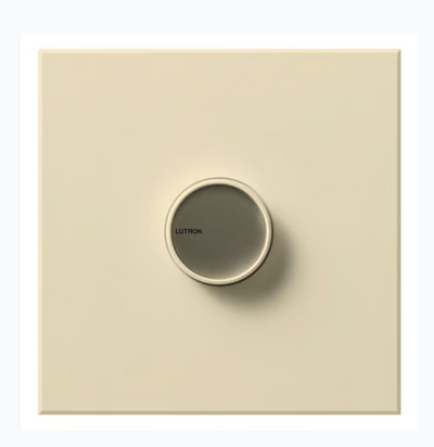 Lutron Centurion Dimmer Switch, 2000W, Incandescent/Halogen Only, Single-pole, 120V, With Wall Plate, C-2000-BE, Beige