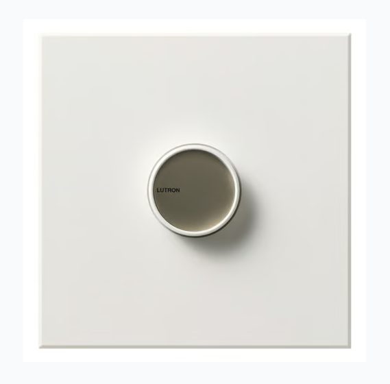 Lutron Centurion Dimmer Switch, 2000W, Incandescent/Halogen Only, Single-pole, 120V, With Wall Plate, C-2000-WH, White