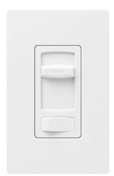 Lutron Skylark Contour Dimmer Switch, 1000W Incandescent/Halogen or 600VA MLV, Single Pole/3-Way, 120V, CT-103P-WH, White
