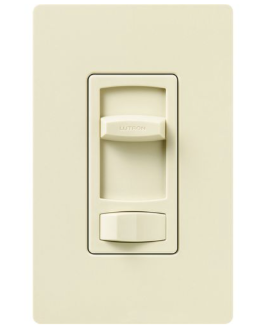 Lutron Skylark Contour Dimmer Switch, 1000W Incandescent/Halogen or 600VA MLV, Single Pole/3-Way, 120V, CT-103PH-AL, Almond