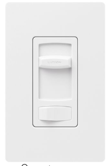 Lutron Skylark Contour Dimmer Switch, 1000W Incandescent/Halogen or 600VA MLV, Single Pole/3-Way, 120V, CT-103PH-WH, White