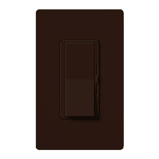 Lutron Diva 3-Wire Dimmer Switch for Ballasts/LED Drivers, 1000W/6A, Single Pole/3-Way,Neutral Required, 277V, DVF-103P-277-BR, Brown