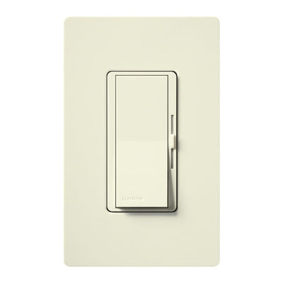 Lutron Diva ELV Dimmer Switch w/ Night Light, 300W, Single Pole/3-Way, Neutral Required, 120V, DVSCELV-303P-BI, Biscuit