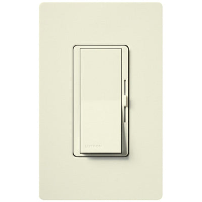 Lutron Diva MLV Dimmer Switch w/ Night Light, 450W (600VA), Single Pole/3-Way, No Neutral Required, 120V, DVSCLV-603P-BI, Biscuit