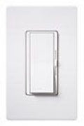 Lutron Diva 0-10V Dimmer Switch, 8A, 50mA Sink, Single-Pole/3-Way, No Neutral Required, 120V, DVSCSTV-BI, Biscuit