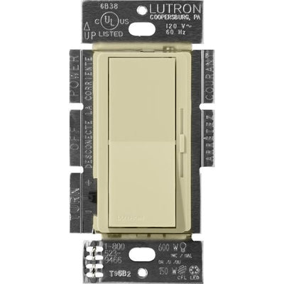 Lutron Diva 0-10V Dimmer Switch, 8A, 50mA Sink, Single-Pole/3-Way, No Neutral Required, 120V, DVSCSTV-SA, Sage