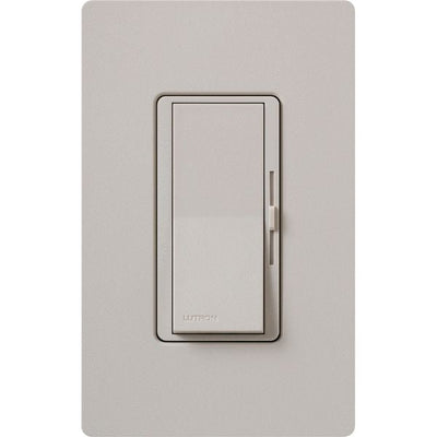 Lutron Diva 0-10V Dimmer Switch, 8A, 50mA Sink, Single-Pole/3-Way, No Neutral Required, 120V, DVSCSTV-TP, Taupe