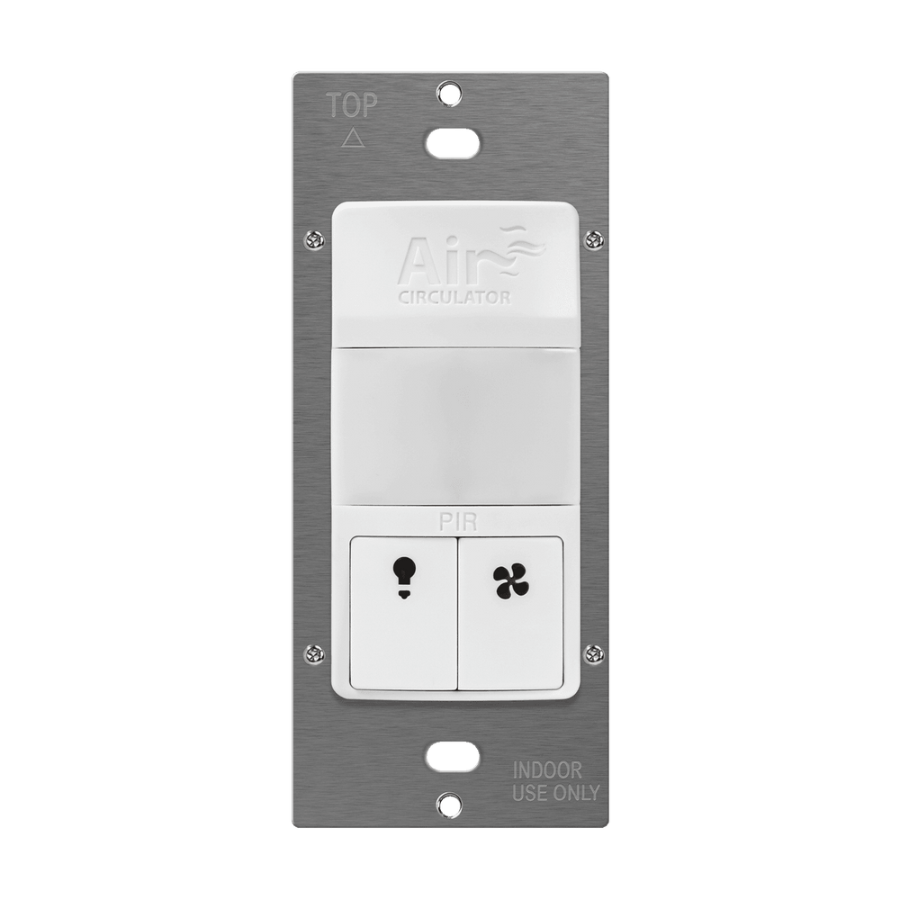 Air Circulator Timer with 180° PIR Motion Sensor Wall Switch