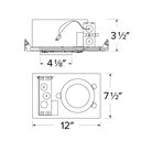 4" Koto™ Architectural Shallow Maximum Adjustability IC Airtight Housing